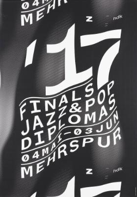 '17 Finals Jazz & Pop Diplomas - Mehrspur - ZHdK