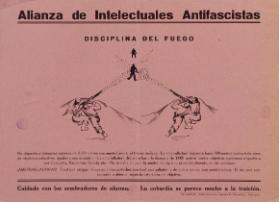 Alianza de Intelectuales Antifascistas - Disciplina del Fuego - No disparéis a distancias mayores de 2.000 metros con ametralladora; el tiro es ineficaz. (...) - La cobardía se parece mucho a la traición.