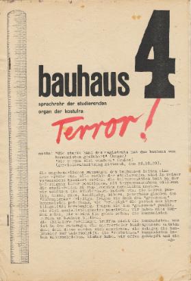 Bauhaus - Sprachrohr der Studierenden - Organ der Kostufra [Kommunistische Studentenfraktion]
