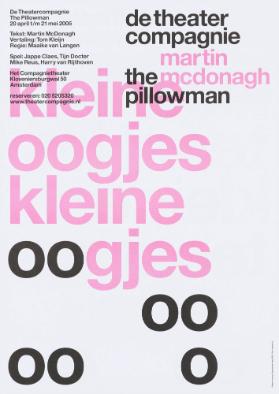 De Theatercompagnie - Martin McDonagh - The Pillowman -  Kleine oogjes (recto) - De Theatercompagnie - Martin Mc Donagh -  The Pillowman - Kleine Teentjes (verso)