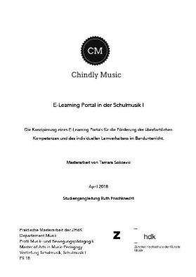 Chindly Music. E-Learning Portal in der Schulmusik I