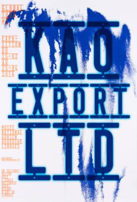 KAO Export LTD - Global Tour #3 - Musée National Adrien Dubouché Limoges