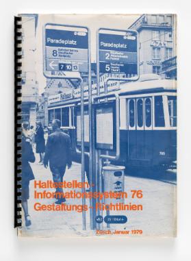 Haltestellen - Informationssystem 76 / Gestaltungsrichtlinien