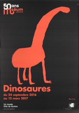 50 ans Muséum Genève - Dinosaures - Un musée - Ville de Genève