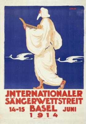Internationaler Sängerwettstreit Basel - 1914