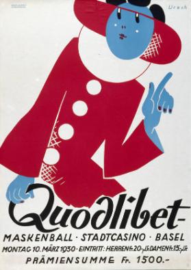 Quodlibet-Maskenball - Stadtcasino - Basel