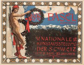 1898 - Basel - Kunsthalle - V. Nationale Kunstausstellung der Schweizer vom 11. Sept.-23. Oktober