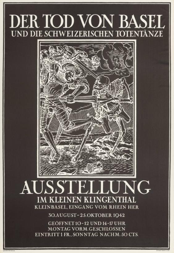 Der Tod von Basel und die schweizerischen Totentänze - Ausstellung im kleinen Klingenthal