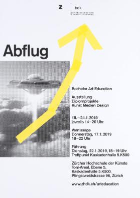 Abflug - Bachelor Art Education - Ausstellung - Diplomprojekte - Kunst Medien Design