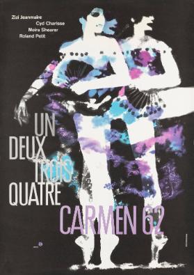Un deux trois quatre - Carmen 62 - Zizi Jeanmaire - Cyd Charisse - Moira Shearer - Roland Petit