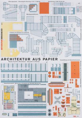 Architektur aus Papier - Häuser, Kirchen, Monumente - Eine Welt im Kleinen - Gewerbemuseum Winterthur