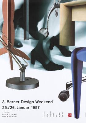 3. Berner Design Weekend - An sieben Orten: Form und Raum - Anliker - Kilchenmann - Intraform - Zona - Teo Jakob - High Tech