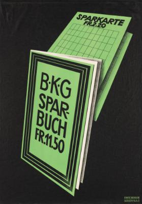 BKG Sparbuch - Fr. 11.50