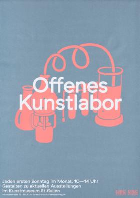 Offenes Kunstlabor - Jeden ersten Sonntag im Monat - Gestalten zu aktuellen Ausstellungen im Kunstmuseum St. Gallen - Kunstverein St. Gallen