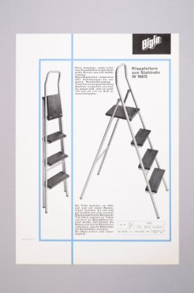 Bigla - Klappleitern aus Stahlrohr W 10475