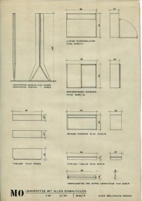 Lehnstütze mit allen Einbauteilen