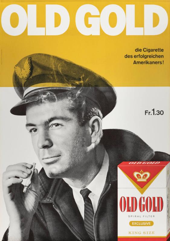 Old Gold - die Cigarette des erfolgreichen Amerikaners!