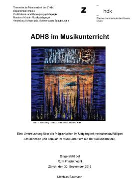 ADHS im Musikunterricht