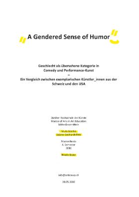 A Gendered Sense of Humor