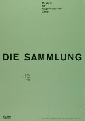 Museum für Gegenwartskunst Zürich - Die Sammlung - Migros Kulturprozent