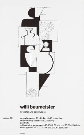 Willi Baumeister - Gouachen und Zeichnungen - Galerie 58 Rapperswil