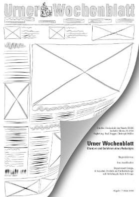 Urner Wochenblatt. Chancen und Gefahren eines Redesigns