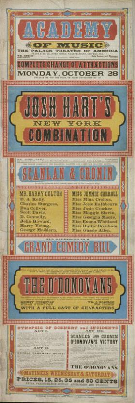 Academy of Music - Josh Hart's New York Combination - Scanlan & Cronin - The O'Donovans