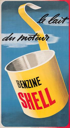 Benzine Shell  - Le lait du moteur