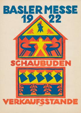 Basler Messe 1922 - Schaubuden - Verkaufsstände