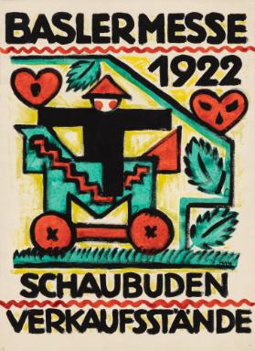 Basler Messe 1922 - Schaubuden - Verkaufsstände