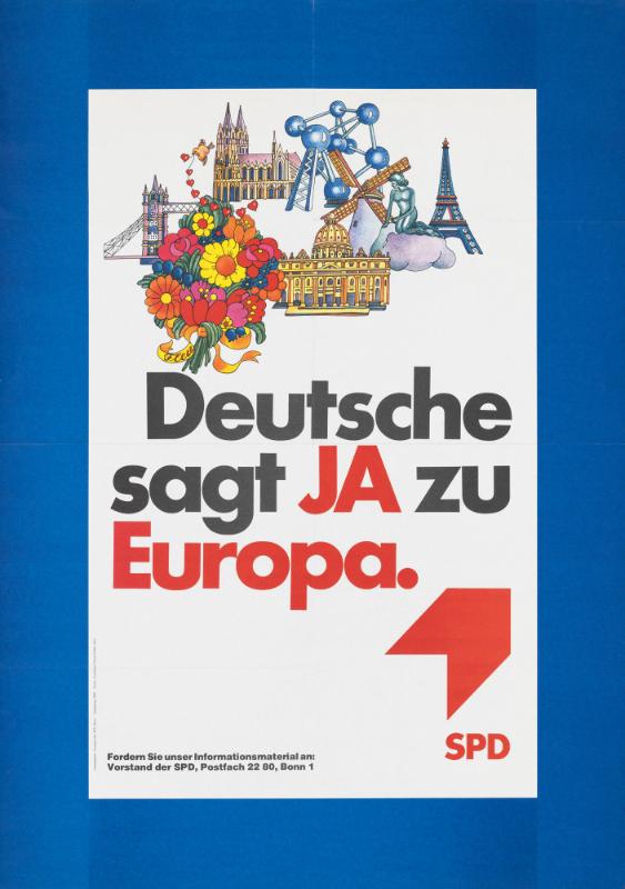 Deutsche sagt Ja zu Europa. SPD