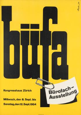 BüFa - Bürofach-Ausstellung - Kongresshaus Zürich