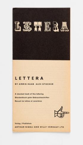 Lettera, a standard book of fine lettering