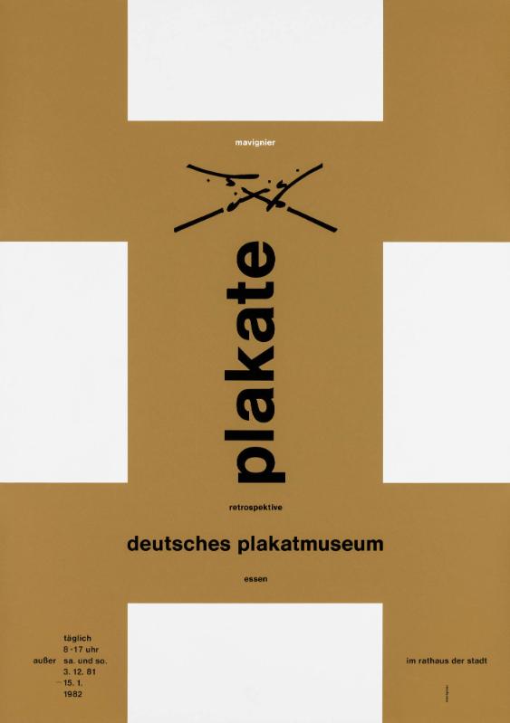 Mavignier - Plakate - Retrospektive - Deutsches Plakatmuseum