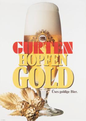 Gurten Hopfen Gold - Üses goldige Bier.