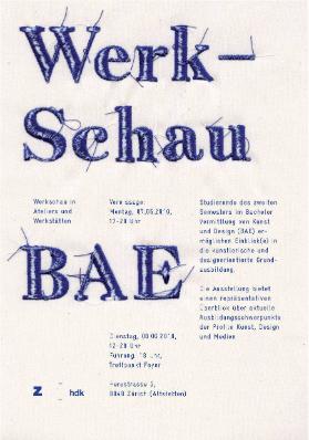 Bachelor of Arts in Vermittlung von Kunst und Design, Werkschau 2010 (BAE - 2. Semester)