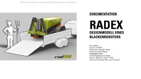 RADEX - Designmodell eines Blackenroboters