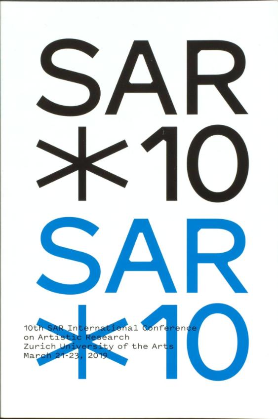 10th SAR International Conference on Artistic Research