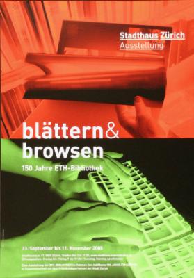 Blättern & browsen - 150 Jahre ETH-Bibliothek - Stadthaus Zürich