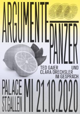 Argumentepanzer - Ted Gaier und Clara Drechsler im Gespräch - Palace St. Gallen