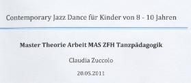 Contemporary Jazz Dance für Kinder von 8-10 Jahren