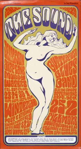 Bill Graham presents in San Francisco - Dance Concert - The Sound - Jefferson Airplane - Muddy Waters - Butterfield Blues Band - Winterland - Fillmore Auditorium