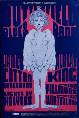 Bill Graham presents in San Francisco - Butterfield Blues Band - James Cotton Blues Band - Albert King - Fillmore - Winterland