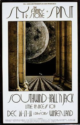 Bill Graham presents in San Francisco - Sly & The Family Stone - Spirit  - Southwind - Ball'n Jack - Winterland