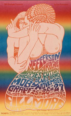 Bill Graham presents in San Francisco - Jefferson Airplane - Moby Grape  - Fillmore Auditorium