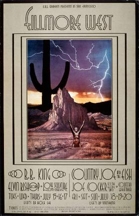 Bill Graham presents in San Francisco - B.B. King - Elvin Bishop Group - Love Sculpture from England - Country Joe and The Fish - Joe Cocker and The Grease Band - Country Weather - Fillmore West