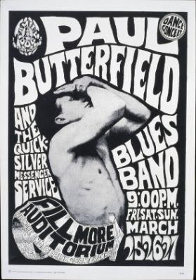 Family Dog presents - Dance Concert - Paul Butterfield Blues Band and The Quicksilver Messenger Service - Fillmore Auditorium