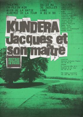 Nouveau Théâtre de Poche - Kundera - Jacques et son maître