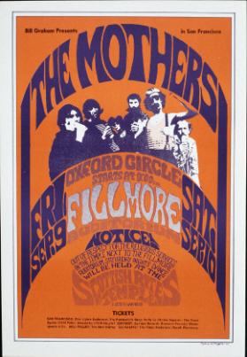 Bill Graham presents in San Francisco - The Mothers - Oxford Circle - Fillmore Auditorium