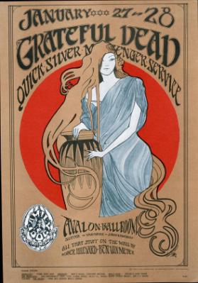 Grateful Dead - Quicksilver Messenger Service - Avalon Ballroom - Family Dog Productions